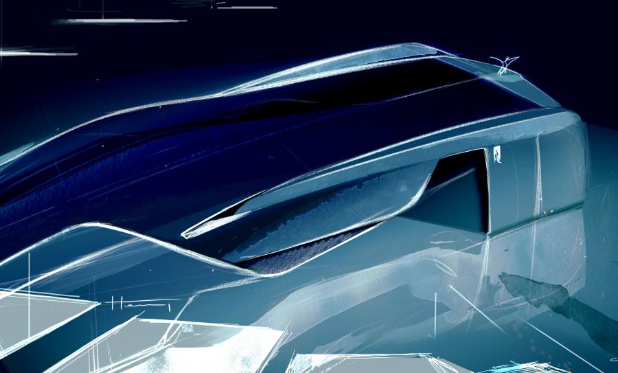 Эскиз Rolls-Royce Vision Next 100 2016 года  (фото 72 из 96)